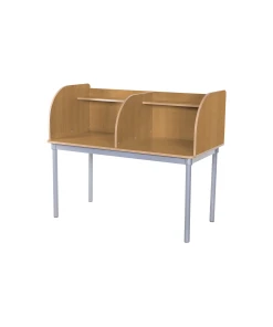 Double Curve Study Carrel