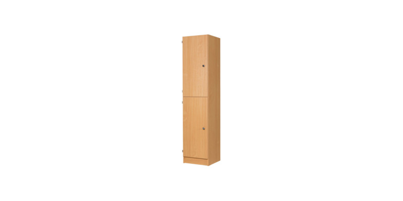 Two Door Wooden Locker 1370mm