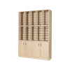60 Space Pigeonhole with Cupboard Wide