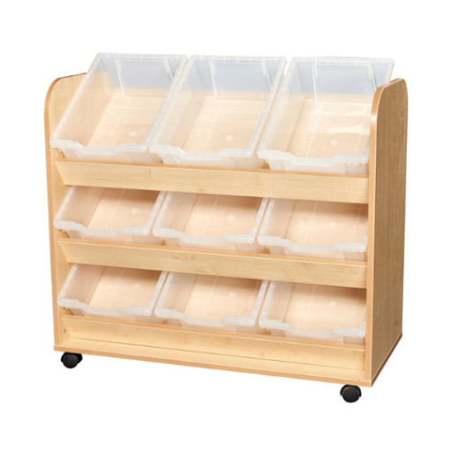Tiered Easy Access Tray Trolley - Image 2