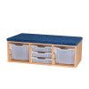 Classroom Step with 2 Extra Deep + 3 Shallow Trays