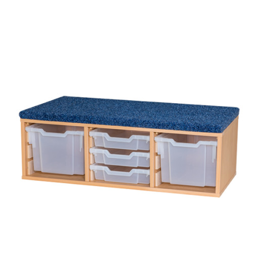 Classroom Step with 2 Extra Deep + 3 Shallow Trays