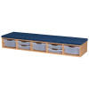 Classroom Step with 3 Deep + 4 Shallow Trays