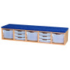 Classroom Step with 3 Extra Deep + 6 Shallow Trays