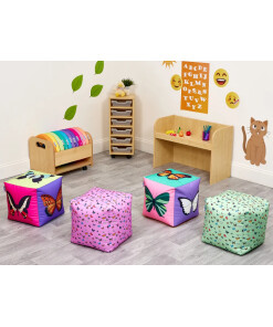 Assorted Butterfly Cubes - Set of 4