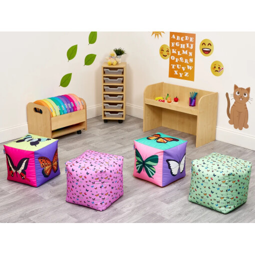Assorted Butterfly Cubes - Set of 4