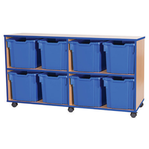 Accento Quad Mobile Tray Unit with Jumbo Trays - Image 6