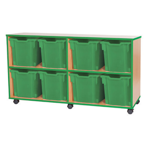 Accento Quad Mobile Tray Unit with Jumbo Trays - Image 5