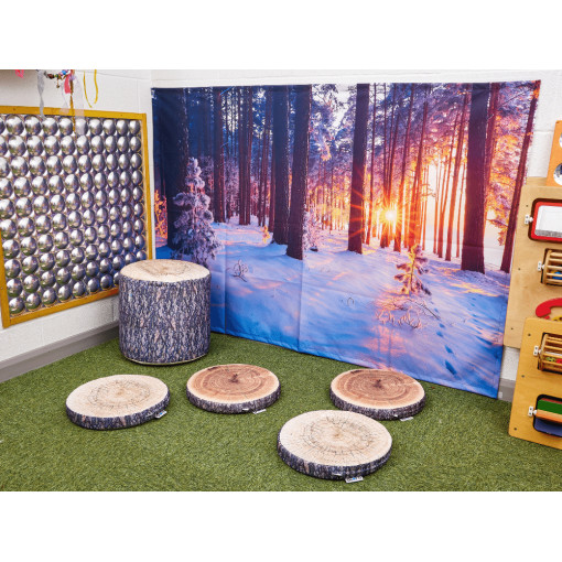 Winter Seasonal Backdrop Wall Hanging