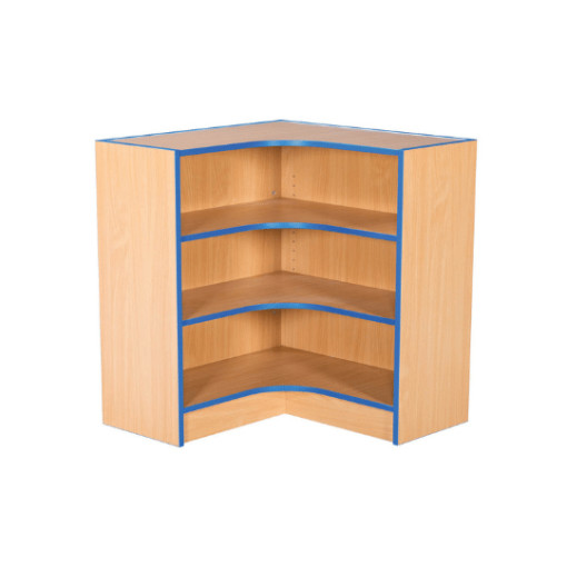 Flat Top Internal Corner Library Bookcase