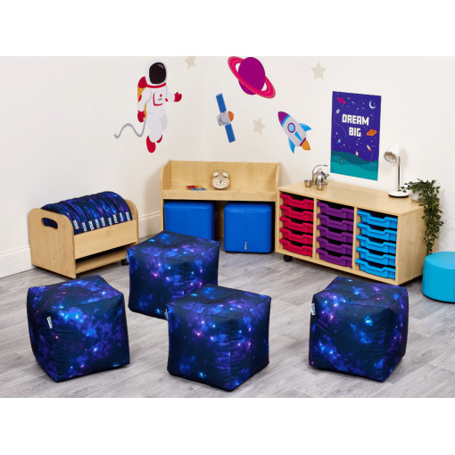 Galaxy Seat Cubes Set of Four