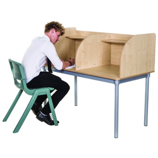 Double Curve Study Carrel - Image 2