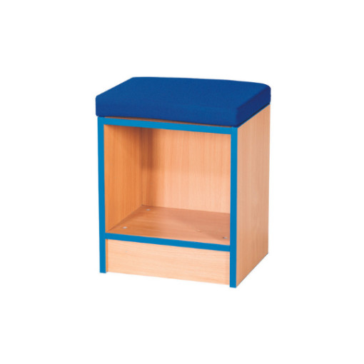 Folio Library Book Storage Bench with Cushion