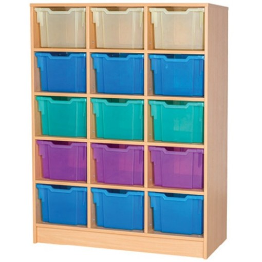 Triple Tray Unit with 15 Extra Deep Trays