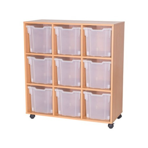 Triple Tray Unit with 9 Jumbo Trays