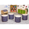 DP00147 Pine Large Seating Pods Set of 4