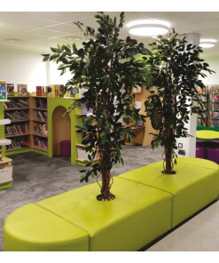 Acorn Double Tree Bench