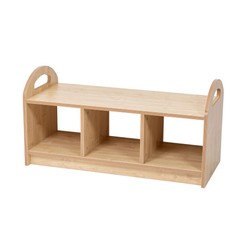 Pioneer One Tier Open Shelving Unit with Dividers