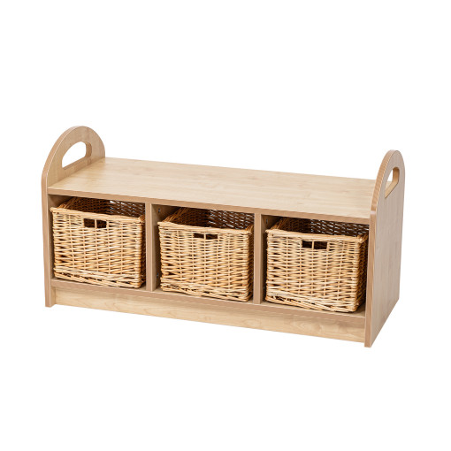 Pioneer One Tier Open Shelving Unit with Dividers - Image 2