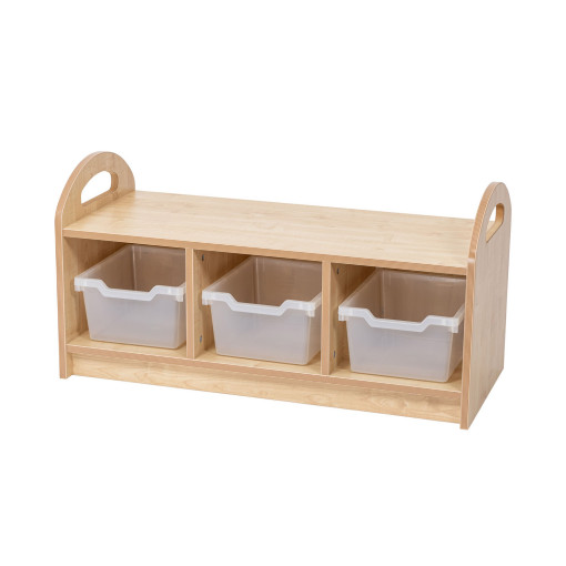 Pioneer One Tier Unit with Back and Dividers - Image 3