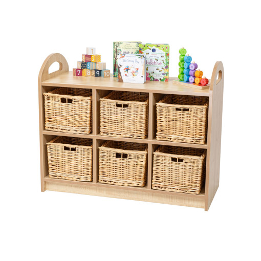 Pioneer Two Tier Storage - With Back and Dividers