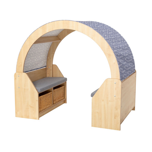 Hideaway Den with Storage Benches