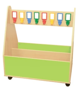 Kubbyclass Mobile Cloakroom Trolley with Picture Hooks