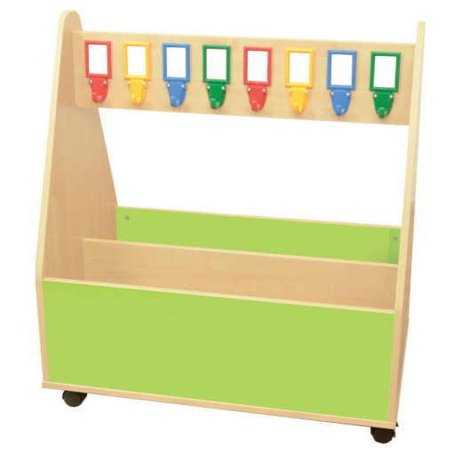 Kubbyclass Mobile Cloakroom Trolley with Picture Hooks