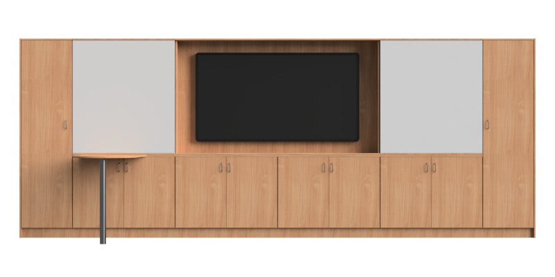 5 Metre wide Teaching Wall with Desk