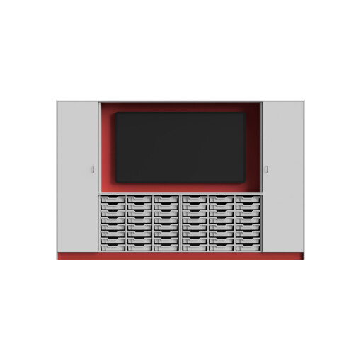 3 Metre wide Teaching Wall with Trays - Image 2